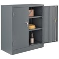 Global Industrial Assembled Counter Height Cabinet, 36x18x42, Gray 269871GY